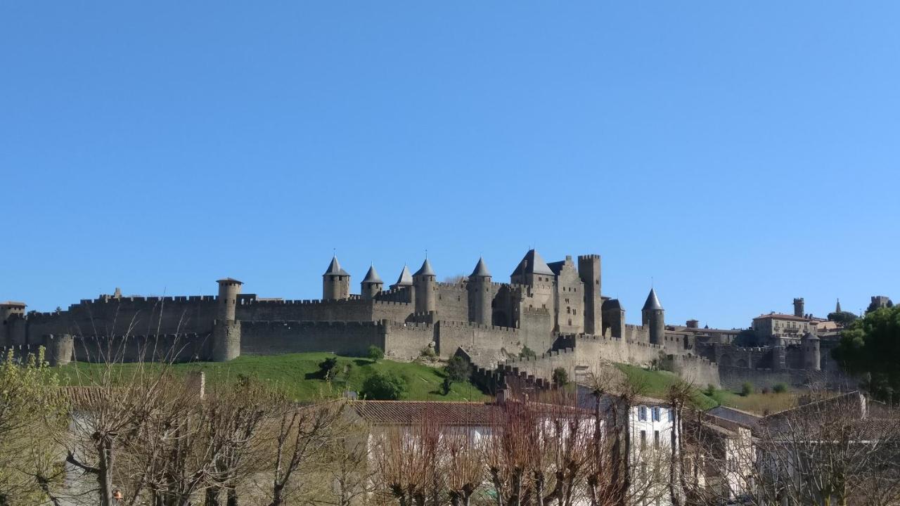 Joli appartement T2 dans résidence avec piscine, hammam et parking gratuits Carcassonne Esterno foto